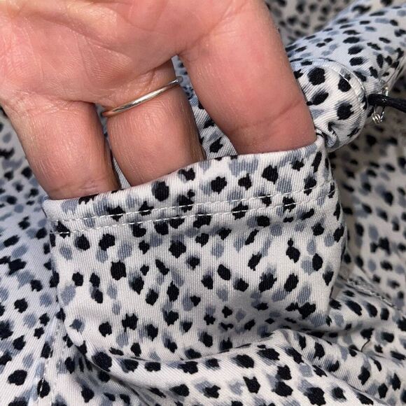 Bailey 44 Sport 2pc Work Out Leggings Crop Top Black White Print XS NWT - Picture 3 of 10